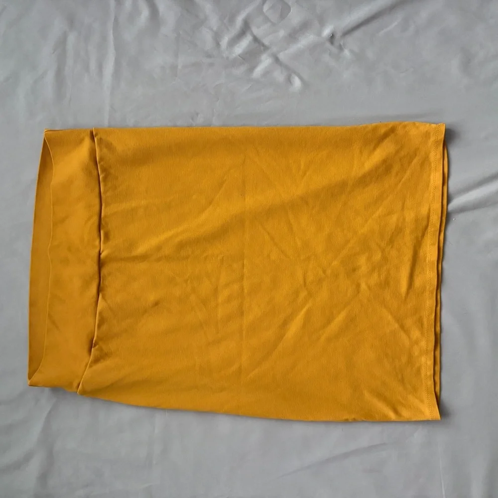 Double Take Mustard Bodycon Pencil‎ Skirt XL